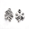Tibetan Style Alloy Clover Charms LS-TIBEP-2765-AS-RS-1