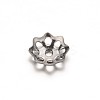 Tarnish Resistant Multi-Petal Flower 304 Stainless Steel Bead Caps STAS-E103-12A-2
