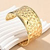 304 Stainless Steel Cuff Bangles for Women AJEW-P127-23G-1