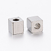 Tarnish Resistant 304 Stainless Steel Beads STAS-F148-4x4-06P-2