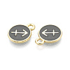 Alloy and Enamel Charms ENAM-T021-28J-2