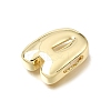 Brass Slide Charms KK-E802-33G-A-2