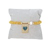 Bohemian Style Brass Rectangle Charm Bracelets FS-WG04134-09-2