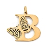 Ion Plating(IP) 201 Stainless Steel Pendants STAS-N103-184G-B-1