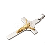 PVD Vacuum Plating 304 Stainless Steel Pendants STAS-H192-06B-GP-2