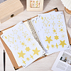 PVC Plastic Star Wall Stickers DIY-WH20009-43-3