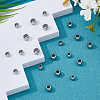 120Pcs 2 Styles 304 Stainless Steel European Beads FIND-HS0001-23-5