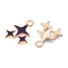 Alloy Enamel Pendants ENAM-T020-38F-RS-2