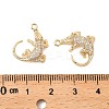 Brass Micro Pave Cubic Zirconia Pendants KK-K351-66G-3