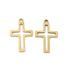 Hollow 201 Stainless Steel Laser Cut Pendants STAS-P428-11G-1