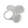 304 Stainless Steel Pendant Cabochon Settings LS-STAS-D376-21P-2