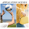 30Pcs 5 Style Basketball & Football & Baseball Pattern Resin Rhinestone Beads RESI-TA0001-77-8