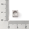 Tarnish Resistant 201 Stainless Steel European Beads STAS-M058-01L-P-3
