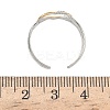 304 Stainless Steel Cuff Open Rings RJEW-Z121-02GP-04-5