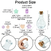 Luminous Acrylic Beads Wish Bottle DIY Making Kits DIY-FS0007-58-4