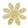 430 Stainless Steel Filigree Pendants STAS-S108-11E-1