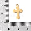 304 Stainless Steel with Rhinestone Pendants STAS-Z179-32G-3