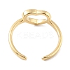304 Stainless Steel Hollow Heart Open Cuff Rings for Valentine's Day X-RJEW-D002-26G-2