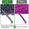 FGB 8/0 Grade A Round Glass Seed Beads SEED-Q011-3mm-01-2
