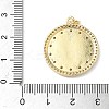 Brass Micro Pave Cubic Zirconia Pendants KK-Q068-31B-G-3