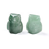 Natural Green Aventurine Owl Display Decorations G-N345-04D-2
