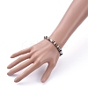Handmade Polymer Clay Heishi Beads Stretch Bracelets BJEW-JB05300-02-4