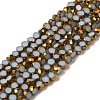 Electroplate Glass Beads Strands EGLA-P061-01A-06-1