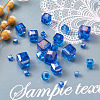 Electroplate Glass Beads Strands EGLA-TA0001-03C-4