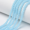 Glass Beads Strands EGLA-A034-J8mm-D04-1