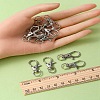 20Pcs Alloy Swivel Lobster Claw Clasps FIND-YW0001-55B-4