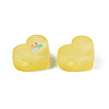 Transparent Printed Acrylic Beads MACR-S373-124-H12-4