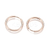 Ion Plating(IP) 304 Stainless Steel Huggie Hoop Earrings EJEW-F111-20mm-RG-2