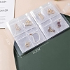 160 Pockets Transparent Jewelry Storage Book without Resealable Bags PW-WG24357-02-5