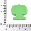 Environmental Protection Theme Opaque Resin Cabochons CRES-Z013-03B-3