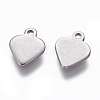 Tarnish Resistant 201 Stainless Steel Pendants STAS-L234-062P-2