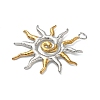 304 Stainless Steel Pendants LS-STAS-I357-01GP-2