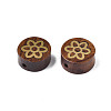 Natural Wood Undyed Beads WOOD-N013-027-3