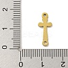 Ion Plating(IP) 201 Stainless Steel Connector Charms STAS-S146-09G-3