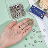 150Pcs 15 Styles Tibetan Style Alloy Beads Sets TIBEB-SC0001-50-3