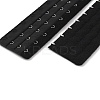 Polyester Women's 3 Rows x 9 Hooks Longline Corset Bra Extender FIND-WH0146-20B-02-2