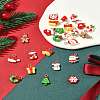 24Pcs 12 Styles Christmas Theme Opaque Resin Pendants RESI-FS0001-86A-10