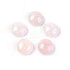 Natural Rose Quartz Cabochons G-F608-04A-02-1