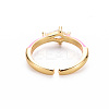 Brass Enamel Cuff Rings RJEW-T016-28E-NF-2