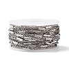 Tarnish Resistant Handmade 304 Stainless Steel Cable Chains CHS-G003-11P-A-1