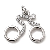 Brass Micro Pave Cubic Zirconia Pendants KK-H092-09A-P-1