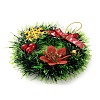 Christmas Wreath PVC Pendant Decorations HJEW-R100-01C-3