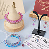 240Pcs 8 Colors Transparent Baking Paint Glass Beads GLAA-TA0001-18-6
