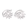 304 Stainless Steel Pendants STAS-T065-09P-2
