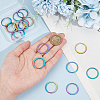 20Pcs 304 Stainless Steel Split Key Rings FIND-UN0003-53-4