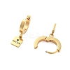 Ion Plating(IP) 3Pairs 3 Styles 304 Stainless Steel Hoop Earrings EJEW-A114-06G-2